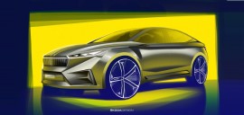 ŠKODA dévoilera à Genève une piste pour son futur électrique avec le concept VISION iV