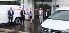 Soclima prend livraison de plusieurs Volkswagen Transporter auprès d'ALD Automotive